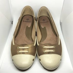Ruff Hewn ‘Venice’  flats brown shimmer 6M